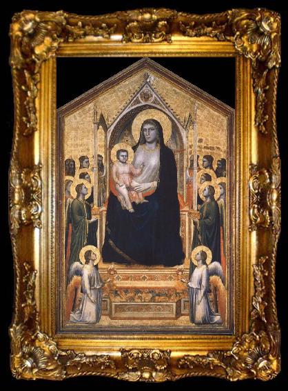 framed  GIOTTO di Bondone Ognissanti Madonna, ta009-2